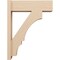 Ekena Millwork 8-in W x 26-in D x 34-in H Balboa Block Rough Cedar Woodgrain TimberThane Outlooker, Primed Tan OUTUR080X26X34BOA44RCPR - alternate 5